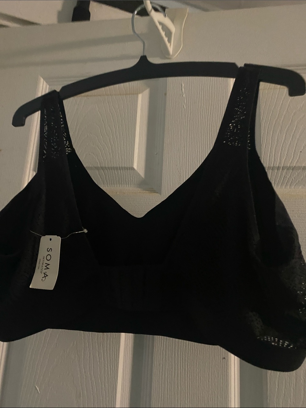 Soma Black Seamless Wireless Bralette